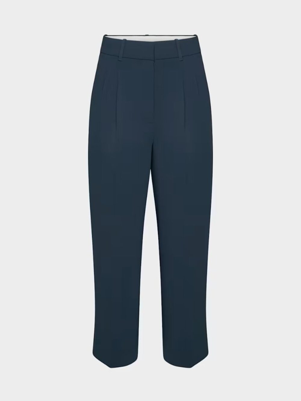 Aritzia The Effortless Pant Cropped Cruise Linen Blue Size 4